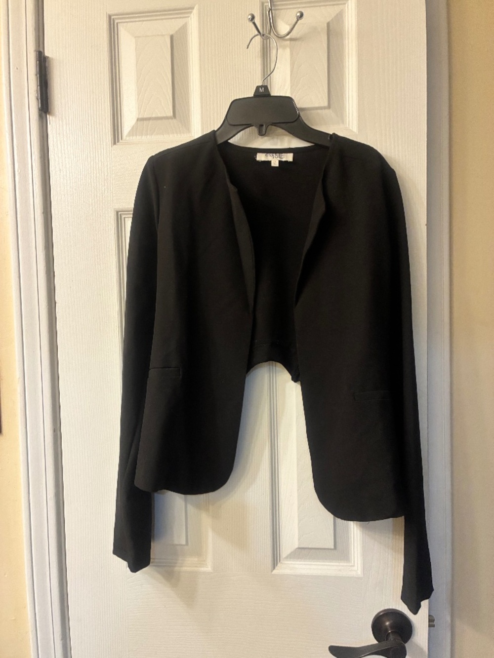 Black Cropped Blazer